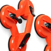 2 x Suction Cup TRIPLE Pad Lifter 100kg Sucker Plate Glass tile Mirror Lifter