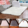 Large Faux Fur Sheepskin Rug Fluffy Mat Room Sofa Bed Hairy Shaggy Floor Carpet
