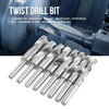 8Pcs HSS Drill Bit HSS Large Twist Shank 14-25mm For Plastic/Stainless/Aluminum