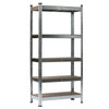 Strong 5 Tier Garage Shelves Shelving Unit Racking Boltless Heavy Duty Storage