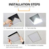 LED Panel Lights 600x600 Flat 1200 x 600 Recessed Ceiling Light Suspended Down