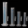 4X Plastic Measuring Cylinder Trial Liquid Tube Laboratory Test exact Graduated