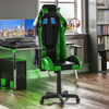Cushioned Computer Gaming Desk Office Chair Executive Swivel Leather Home Desk