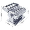 Stainless Steel Pasta Roller Maker Lasagne Spaghetti Tagliatelle Machine Kitchen