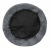 Pet Dog Cat Calming Bed Comfy Shag Warm Fluffy Cushion Mattress Fur Round Nest