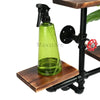 Vintage Industrial Pipe&Wood Shelf Rack Wooden Book Bar Wall Mounted Shelves MU#