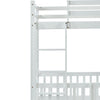 3FT Bunk Beds Kids Toddlers High Sleeper Wooden Bed Frame White Solid Pine Wood
