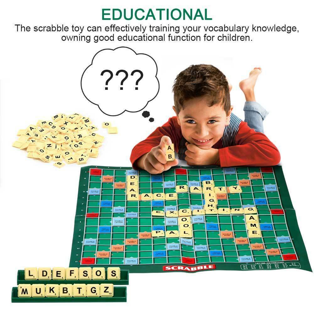 Original Scrabble Game Family Party Board Game Kids