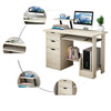 83/120cm Computer Home Office Desk Corner Wooden Desktop Table Study Workstation
