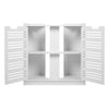 Bathroom Sink Cabinet Under Basin Unit Cupboard Storage Shelves Furniture White