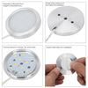 3PCS Under Cabinet Lights Kit LED Kitchen Counter Closet LED Puck Display Lamp