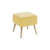 Linen/Velvet Dressing Table Stool Storage Footstool Ottoman Footrest Makeup