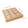 Wooden Sudoku Puzzle Board Wood Sudoku Game Kid Early Education Puzzle Toys I2M7