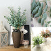 Artificial Fake Leaf Eucalyptus Green Plant Silk Flowers Nordic Home Decor-FY UK