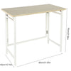 Foldable Computer Desk Folding Laptop PC Table Home Office Study Writing Desk