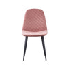 Set of 2/4/6 Velvet Dining Chairs Padded Seat Metal Legs Kitchen Home Office UK
