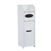 Bathroom Small Floor Wooden Cabinet Narrow Storage Cupboard Toilet With Drawers
