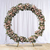 Romantic Wedding Arch Door Background Wrought Balloon Flower Rack Decor Props