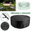 UK Large Round Waterproof Outdoor Garden Patio Table Chair Set Furniture Cover