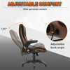 Reclining Faux Leather Office Swivel Computer Massage Chair Remote