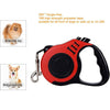Retractable Dog Lead Training Pet Leash 8m Long Max 50kgs Extendable Head UK