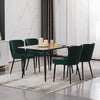 2X Velvet Dining Chairs Diamond Seat Padded Kitchen Dining room Chairs CLIPOP