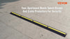 VEVOR 4 PCs 39'' Cable Protector Ramp 18000 lbs Speed Bump Floor Cable Protector
