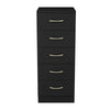 Chest Of Drawers Black 1 2 3 4 5 Drawer Nightstand Tall Wide Storage Furniture