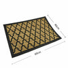 Door Entrance Welcome Mat Rubber Coir Non Slip Indoor Outdoor Absorbent Doormat
