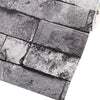 SLATE BRICK SLATE STONE EFFECT WALLPAPER - 3D RUSTIC GREY WALL PAPER ROLL 10M