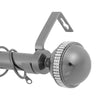 Bling Extendable Metal Curtain Pole Poles 28mm Includes Finals Rings Fittings