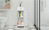 Bathroom Floor Cabinet Kitchen Cupboard Slim Bedroom Sideboard 1 Drawer, White