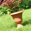 Atena Plastic Terracotta Flower Plant Pot Holder Stand Indoor Outdoor Garden Urn