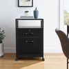 Lockable Filing Cabinet Printer Stand Rolling Home Office File Storage Drawer