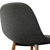 2X Bar Stools PU/ Velvet/ Fabric Breakfast Stool Chairs Kitchen Pub Grey Brown