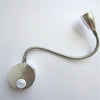 Flexible Arm Gooseneck LED Switch Wall Light Reading Light Bedroom Decor office