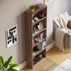 Cambridge 5 Tier Bookcase Extra Large Shelving Display Storage Furniture Walnut