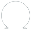 Metal Wedding Arch Frame Moongate Garden Party Standing Backdrop Flower Display