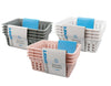 4 x Pack Plastic Handy Baskets Kitchen Home Office Storage Basket Organizer