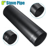 SINGLYFIRE 6″ Matt Black Stove Pipe Vitreous Enamel Flue Pipe Fittings