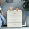Modern Chest of Drawers Bedside Table Cabinet 4 Drawer Bedroom Storage Wood UK