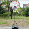 Free Standing Basketball Net Hoop Backboard Adjustable Stand Set Wheels Portable