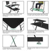 Black L-shaped Computer Desk Corner Table Workstation Office Study Furniture