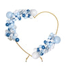 210cm(6.89ft) Heart Shaped Wedding Metal Balloon Arch Stand Frame Display Kit UK