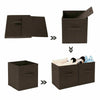 🔥 4X Foldable Storage Collapsible Box Home Clothes Organizer Fabric Cube UK🔥