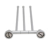 Swivel 3Swing Arm Towel Holder Bar Rails Rack Wall Mounted Stainless Steel-UK
