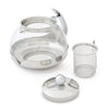 Teapot Infuser Contemporary Kitchen Design Large 1.2 Ltr Glass Infusion Tea Pot