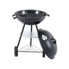 Round Kettle Charcoal Barbecue Grill Garden Outdoor Camping Stove Wheels Stand