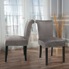 2x Crushed Velvet Dining Chairs Knocker Back/Ring Back Padded Seat Kitchen Chair