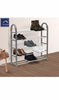 SHOE RACK Stand Storage Organiser Lightweight Compact SPACE SAVE Shelf Grey